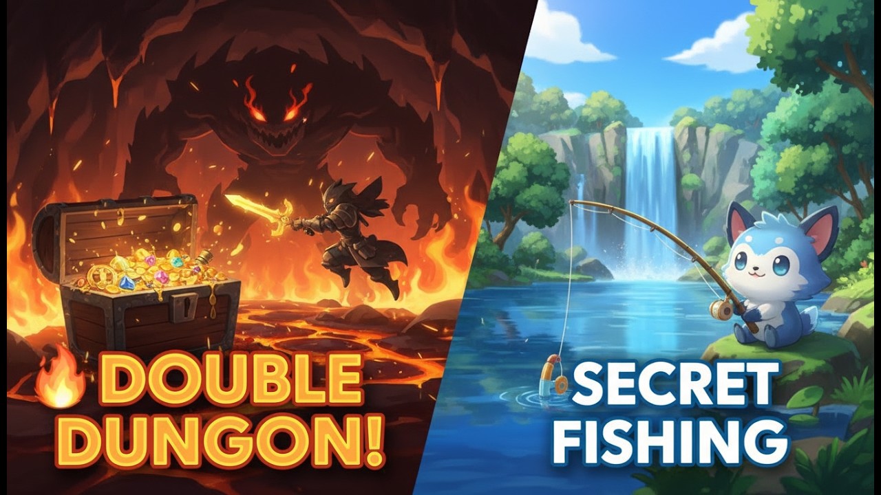 DOUBLE DUNGEON CLEAR! 💀🔥 + Secret Fishing Spot 🎣 | Palworld Hindi Gameplay