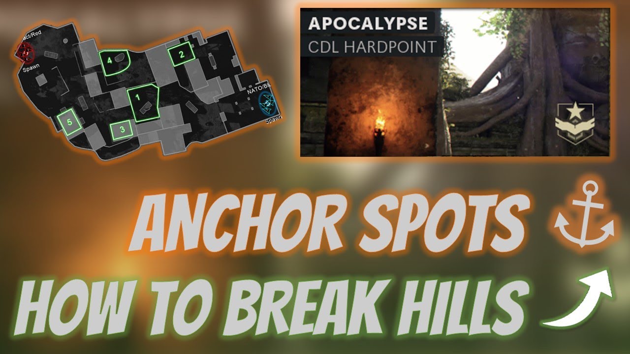 APOCALYPSE ANCHOR SPOTS & HOW TO BREAK SETUPS! (COD Competitive and League Play Map Guide!)