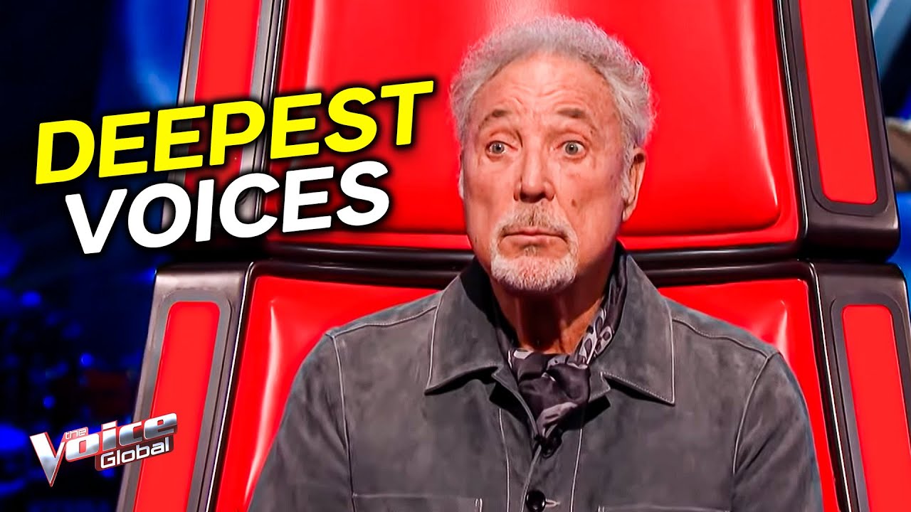 DEEPEST Voices Ever Recorded on The Voice! | Best Singers of The Voice