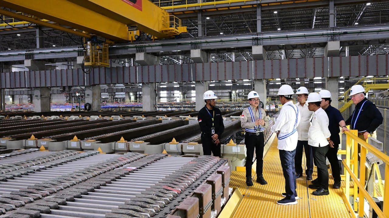 Presiden Jokowi Resmikan Smelter PT. Freeport Indonesia, Gresik, 23 September 2024