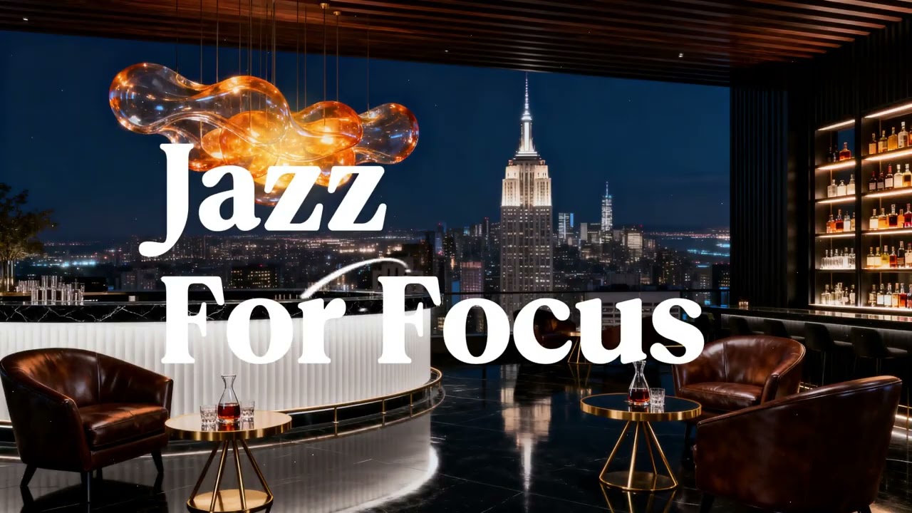 Smooth Jazz for Study 📚 Luxury Cafe Music