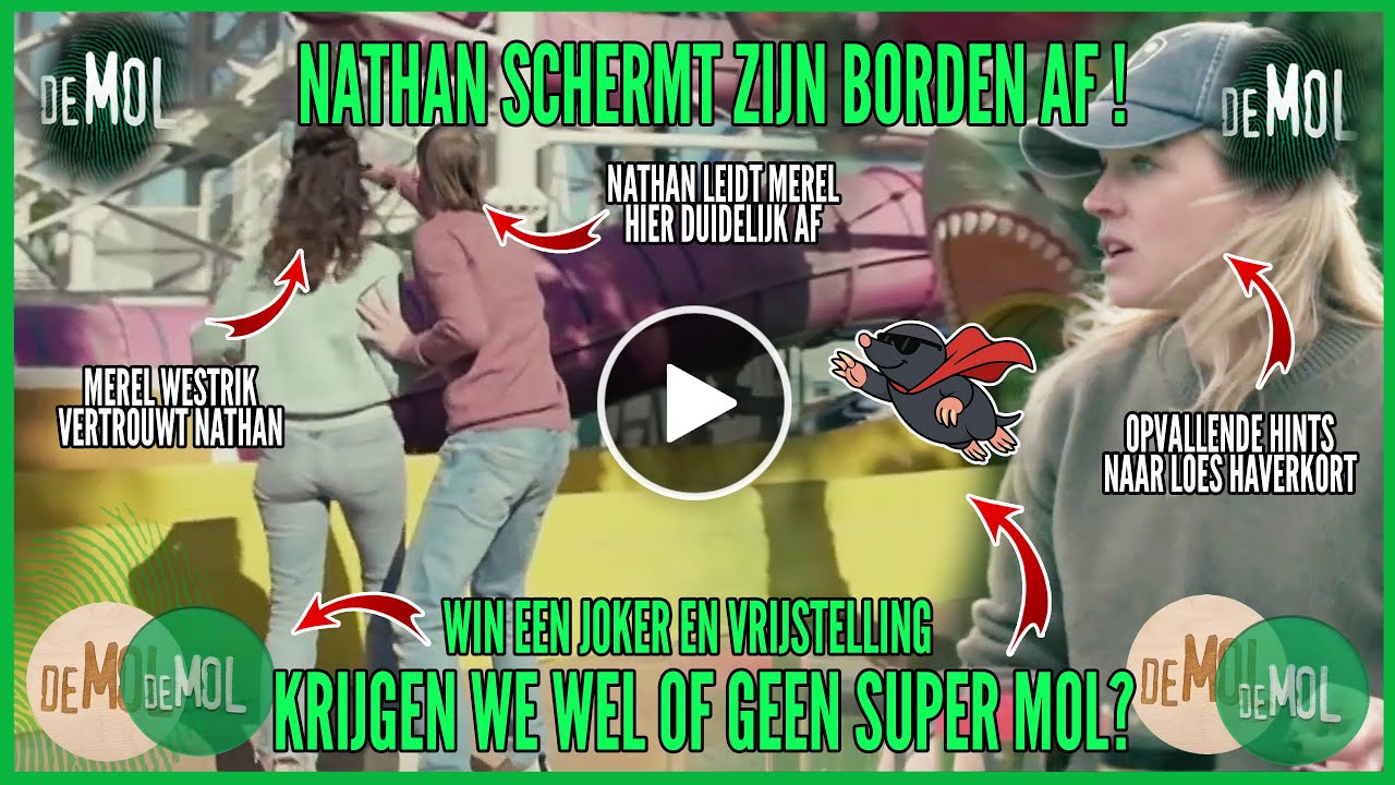 WIE IS DE MOL AFLEVERING 6 (S) MOLTALK |  LOES OF NATHAN DE MOL & MEREL OF KIM DE AFVALLER? #626