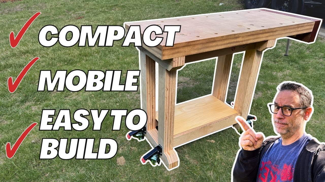 Small workshop? Tight budget? Here's a workbench for you!