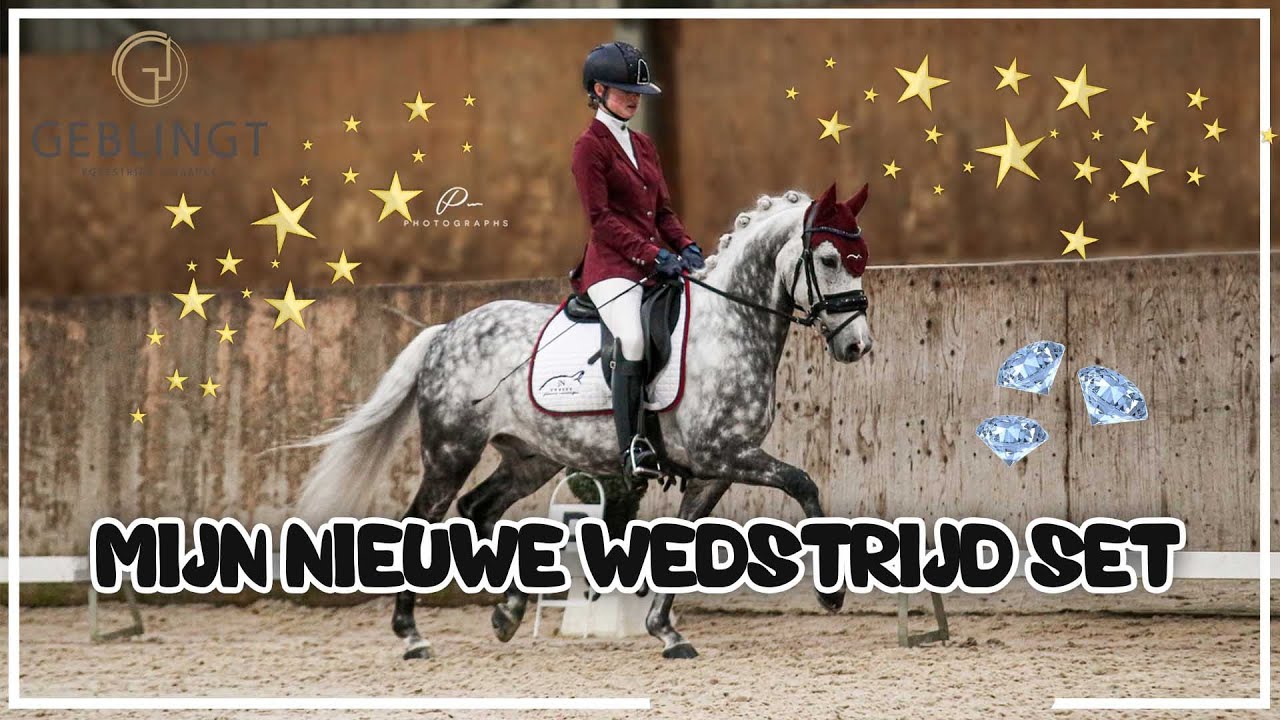 Mijn nieuwe wedstrijdset 💎😍 #JoanneNeidhoferHorses #Vlog234