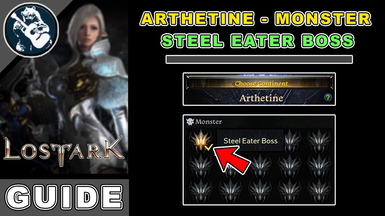Steel Eater Boss Monster Location in Lost Ark | Arthetine Locations Guide