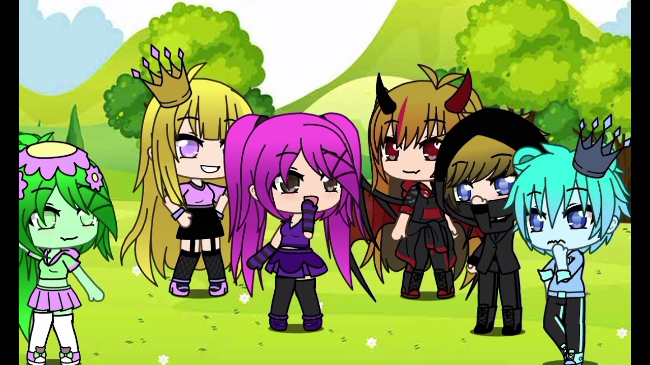 Girls vs boys singing battle #gacha life