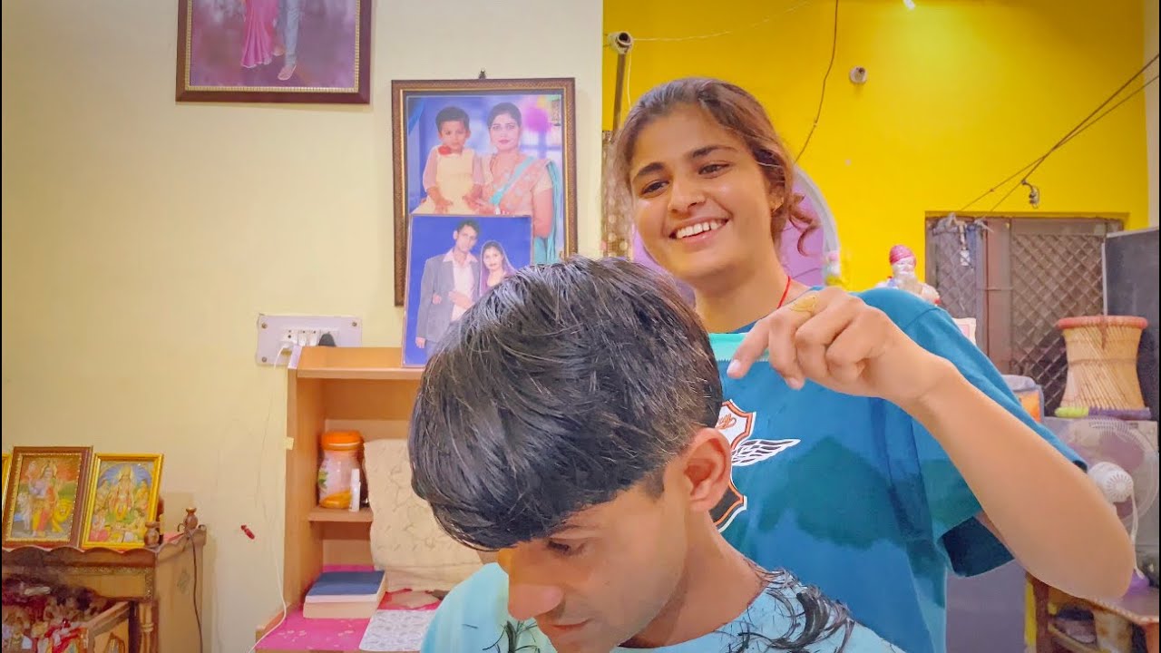 Wife Must be Like This (I gave a new hair cut to my husband)