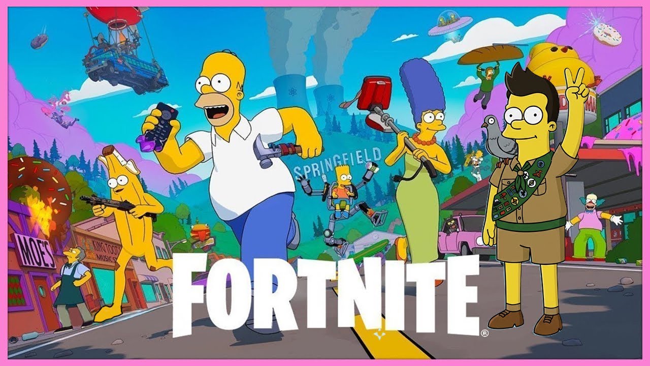 Hoy si que si, &iexcl;Nos Vamos a Springfield! #fortnite 🟨 