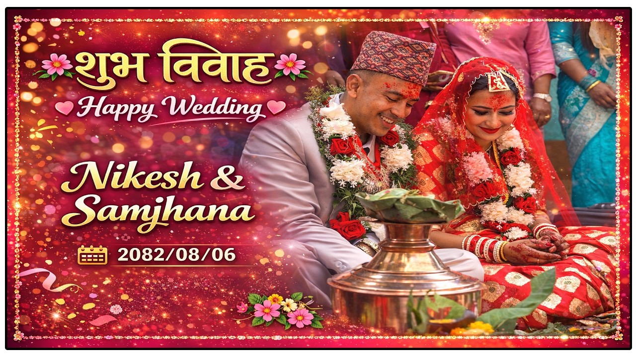 NIKESH WEDDING 2082