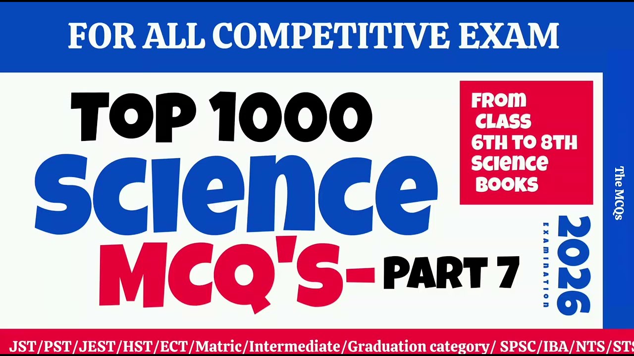 Science MCQs Series part-7 