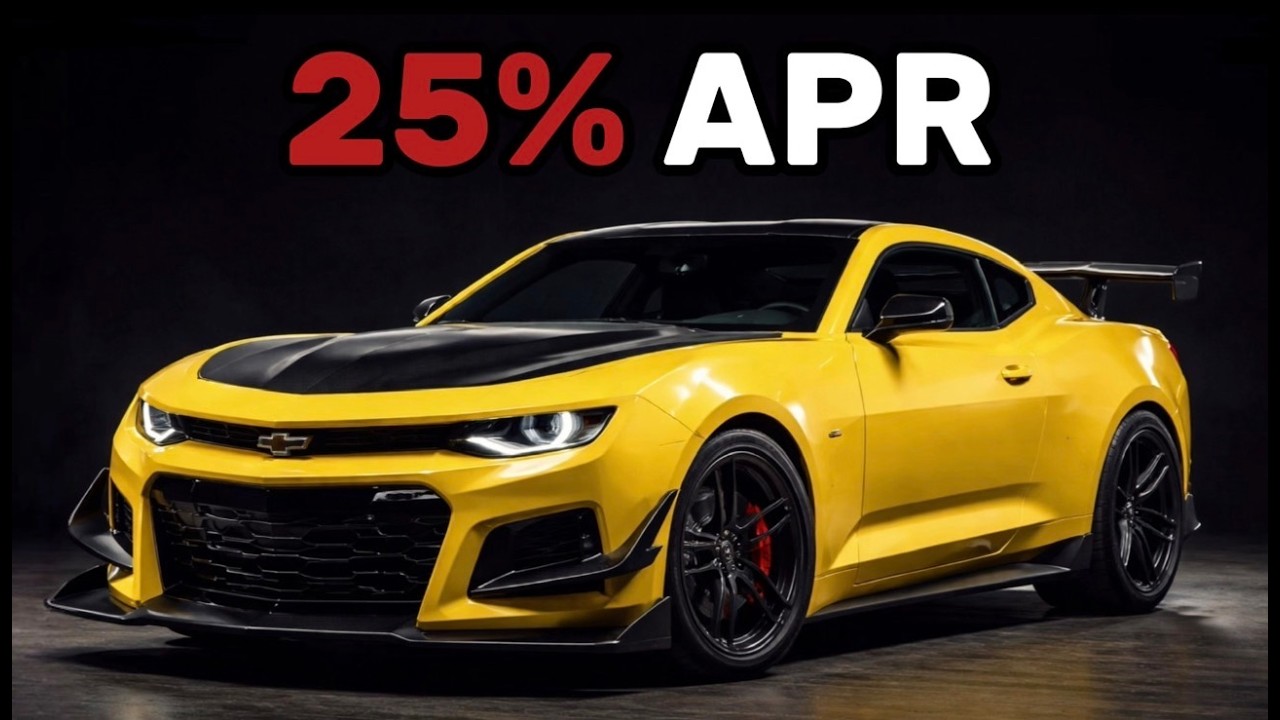 Она потратила все свои деньги на Camaro с 25% процентной ставкой + откровенные разговоры