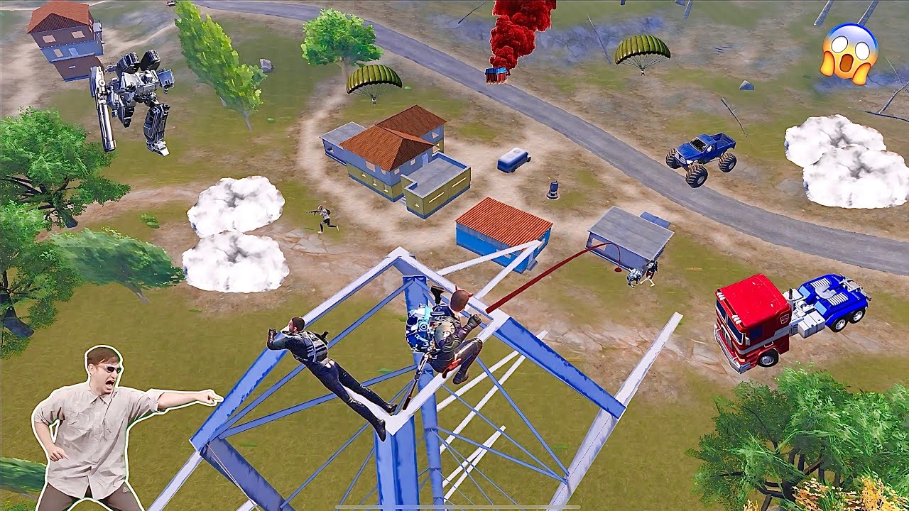 Tower Camper 1000 IQ 😱😱 Pubg Mobile Funny Moments 🤣