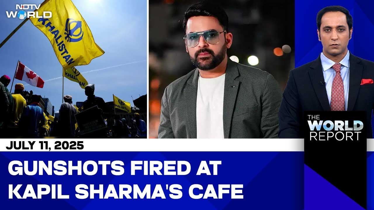 Khalistani Terrorists Open Fire At Kapil Sharma's Cafe In Canada | The World Report Live