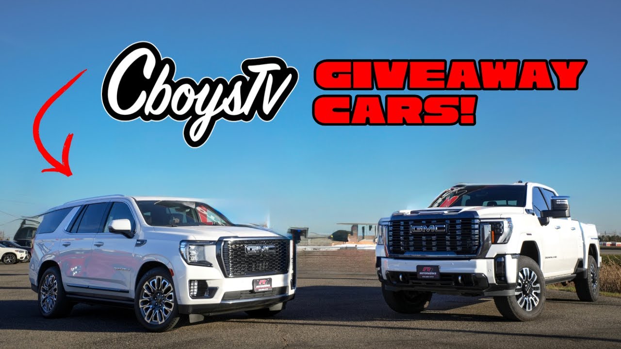 Inside Look at the CBoys New Giveaway Cars! (Ken does a Burnout!!)