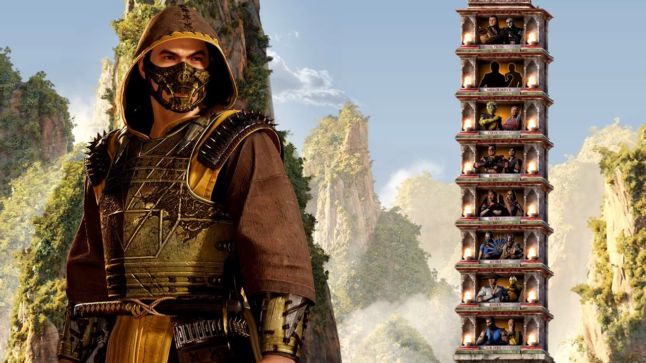 Mortal Kombat 1 - Scorpion (MK2) Klassic Tower (VERY HARD) NO MATCHES LOST