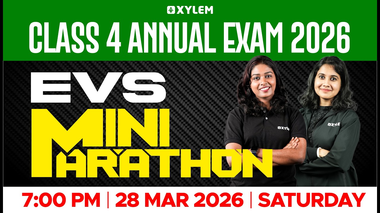 Class 4 EVS | ANNUAL EXAM -MINI MARATHON 🔴