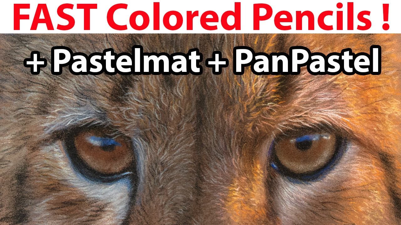 Как использовать цветные карандаши на Pastelmat / PanPastel. Урок для начинающих Джейсона Моргана