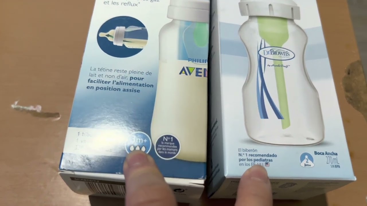 Suavinex vs Avent vs Dr. brown Feeding Bottle