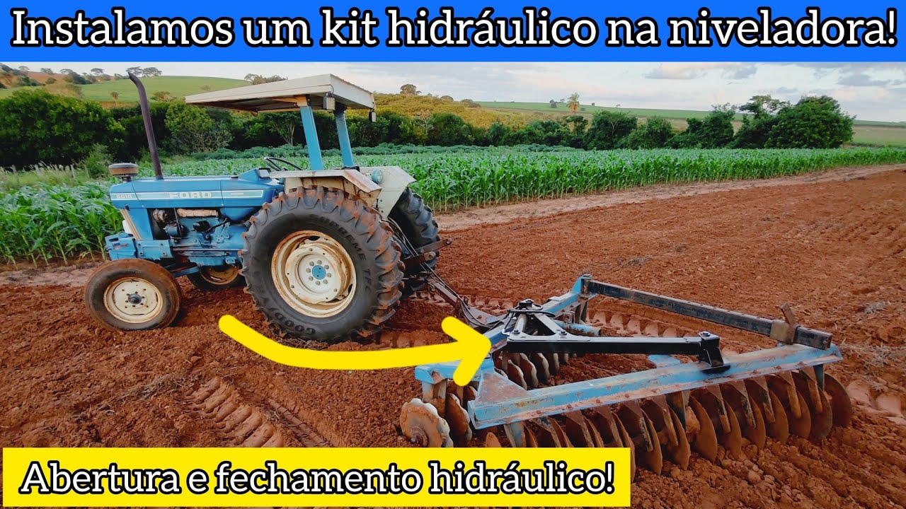 Kit de abertura e fechamento da grade niveladora Tatu| instalação | regulagem 100% hidráulica!