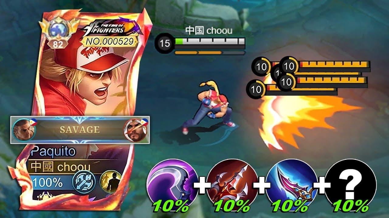 NEW PAQUITO 40% CD BUILD!! (unli savage) - MLBB