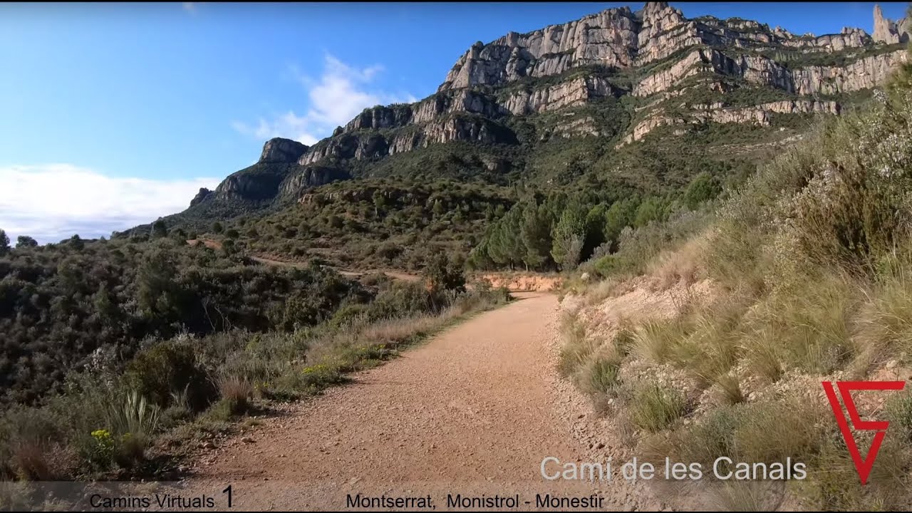 MONTSERRAT Camins virtuals 1 -  Monistrol al Monestir