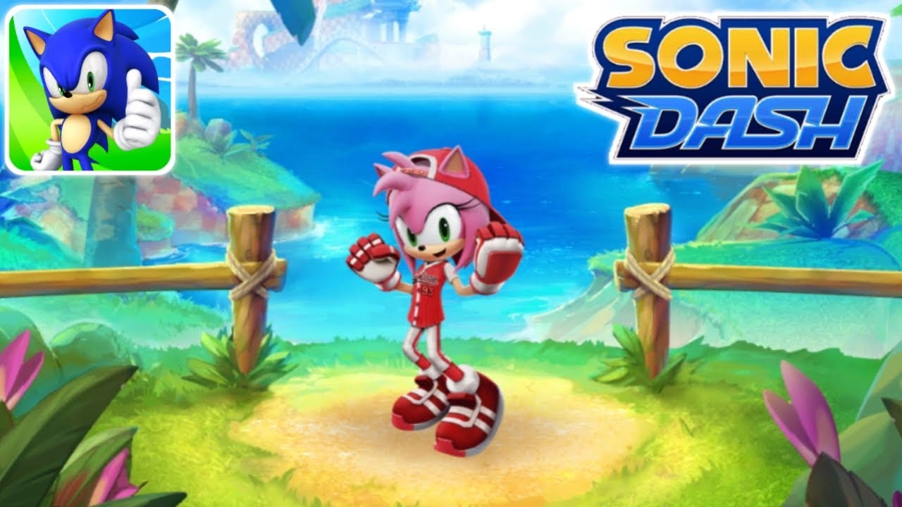 SONIC DASH - ALL-STAR AMY ANDROID GAMEPLAY