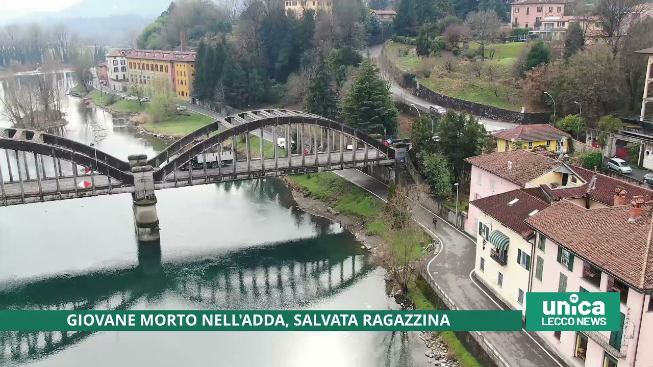 Giovane morto nell'Adda, salvata ragazzina