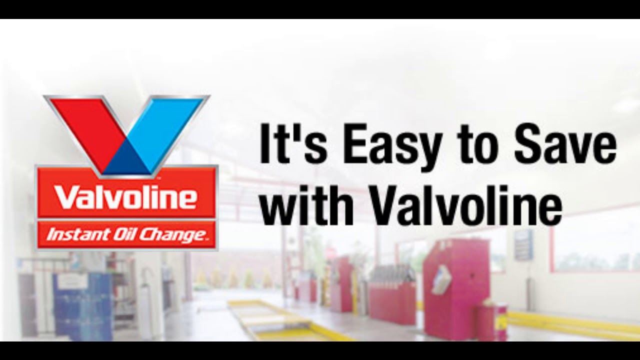 Get Valvoline coupon $20