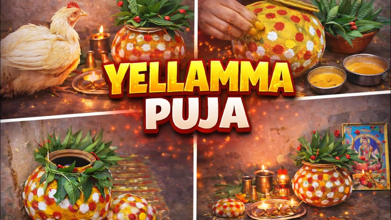 Yellamma Devi Puja🙏 || Ammavari Puja || shri Renuka Yellamma Devi || Bonalu || Yellamma 