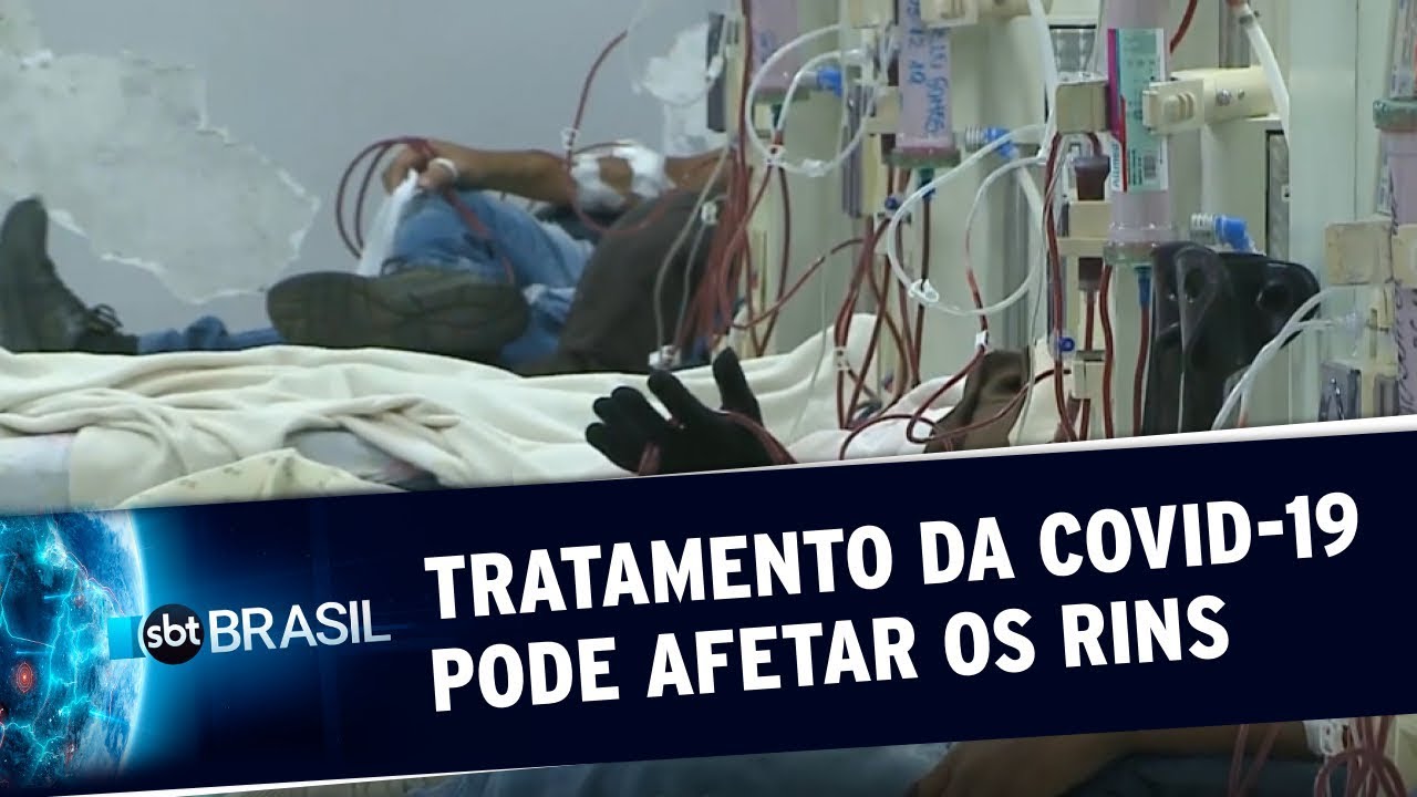 Cerca de 40% dos pacientes graves da Covid-19 precisam de hemodiálise | SBT Brasil (18/06/20)