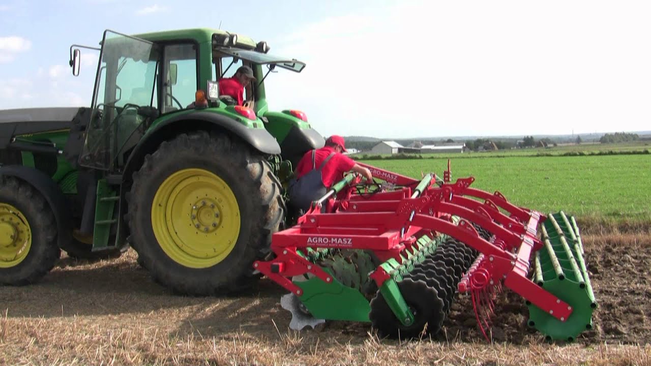 AGRO-MASZ Brona Talerzowa BT50 praca w polu