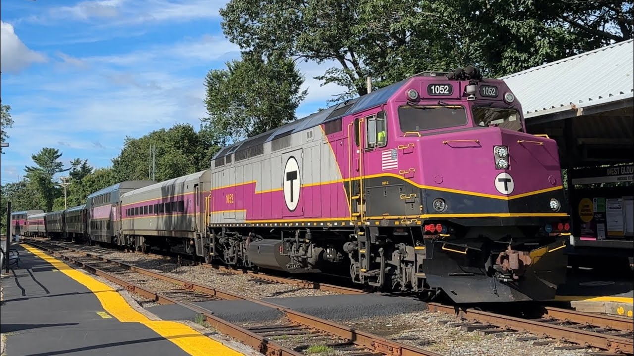 MBTA Commuter Rail on the Newburyport/Rockport Line - August 2023