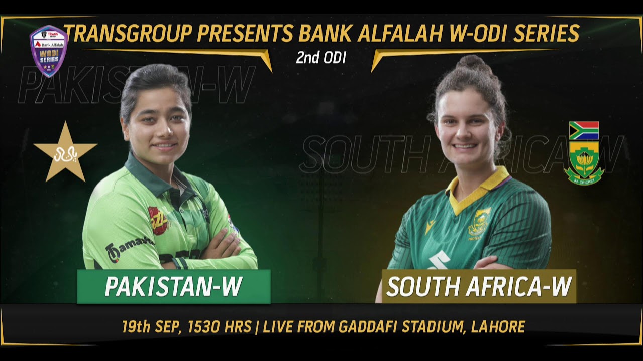 Live | Pakistan Women vs South Africa Women | 1st ODI, 2025 | PCB | M3R1U