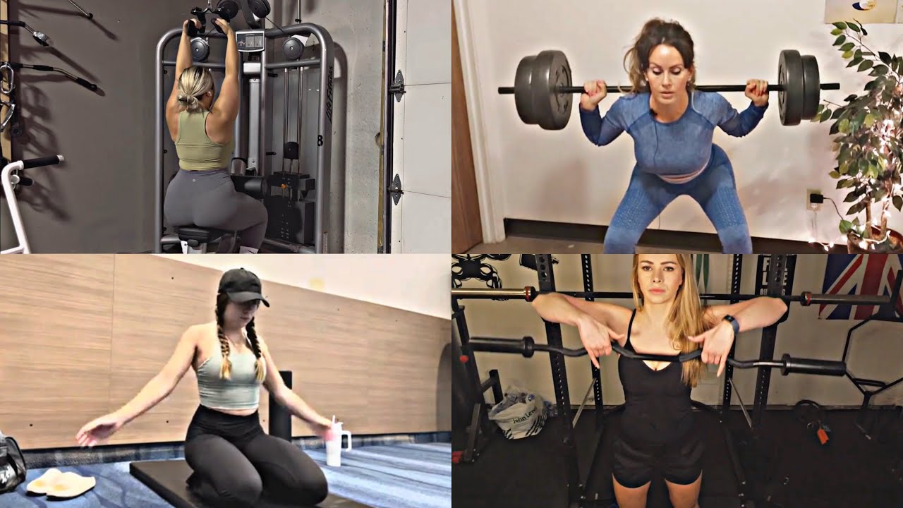 {ASMR} The Best Of Youtubers ASMR Workout Tutorials (Compilation)