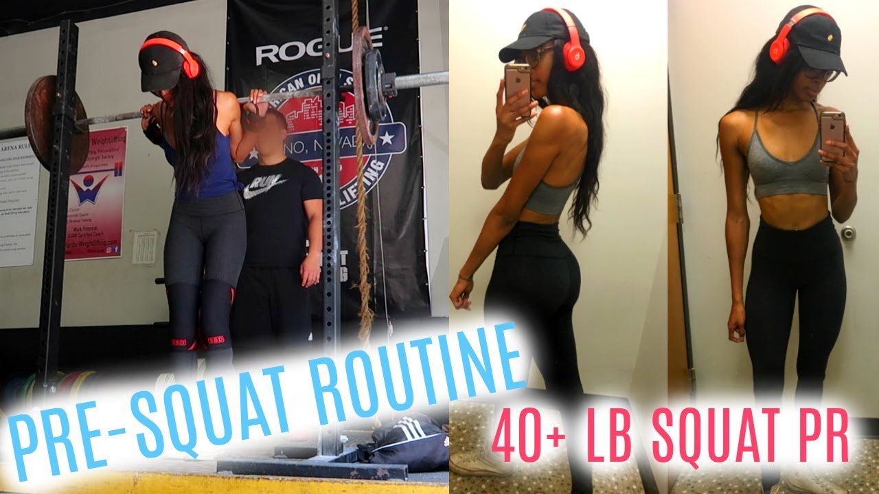 SQUAT PR | Pre-Squat Warm Up Routine + Find Your 1RM • Lawenwoss