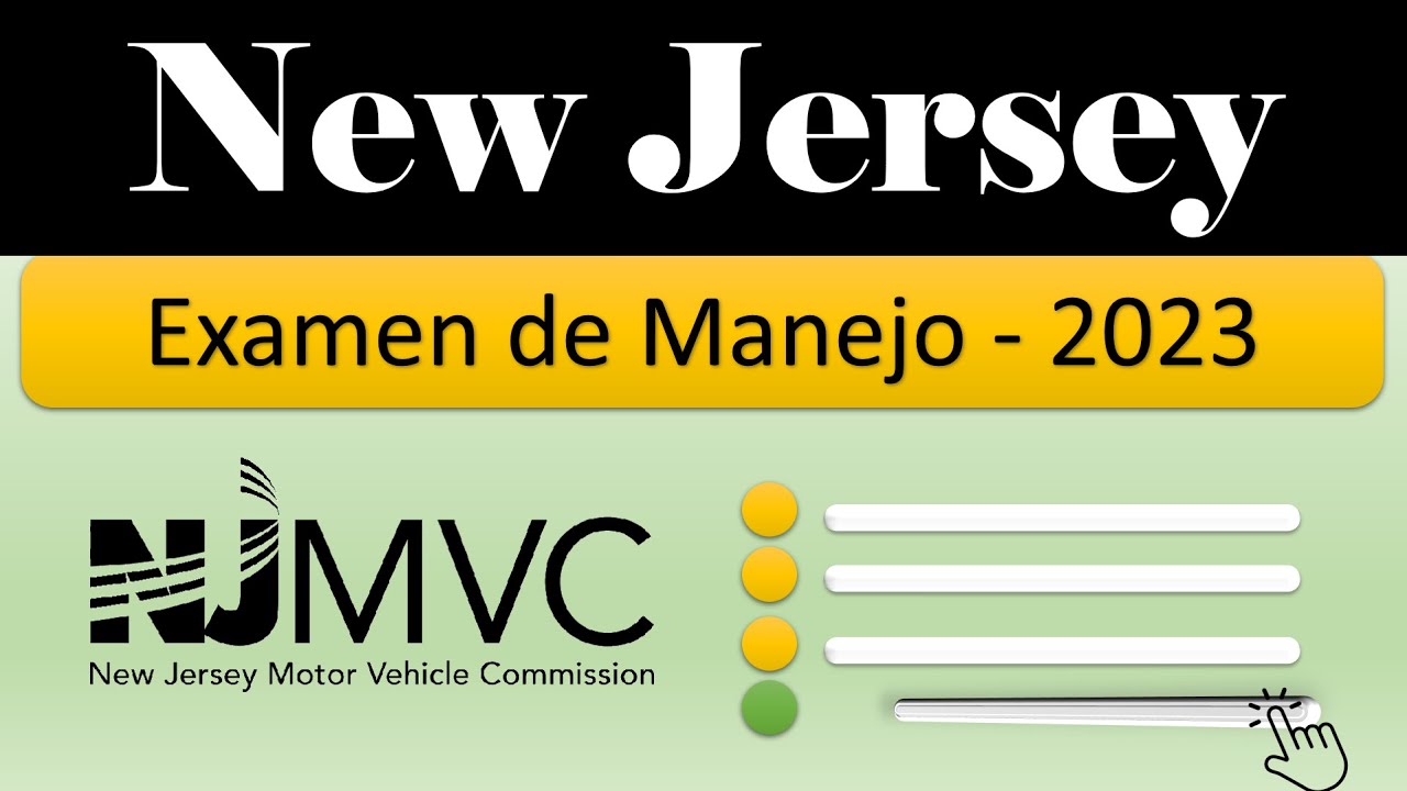 Examen de Manejo NJ 2023 Las 50 Preguntas del Examen de Manejo de New Jersey