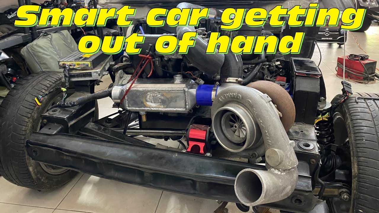 ALL THAT TURBO FOR A SMART CAR ??? 😱