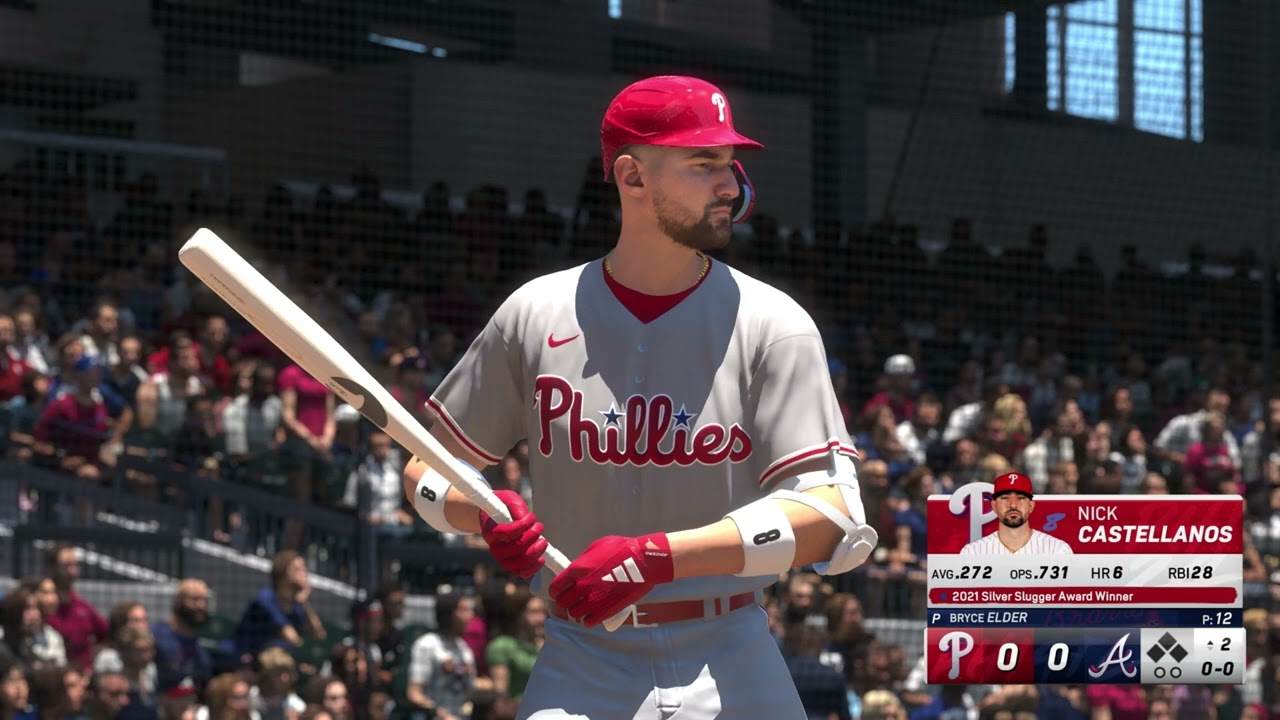 MLB The Show 24 Gameplay: Philadelphia Phillies vs Atlanta Braves - (PS5) [4K60FPS]