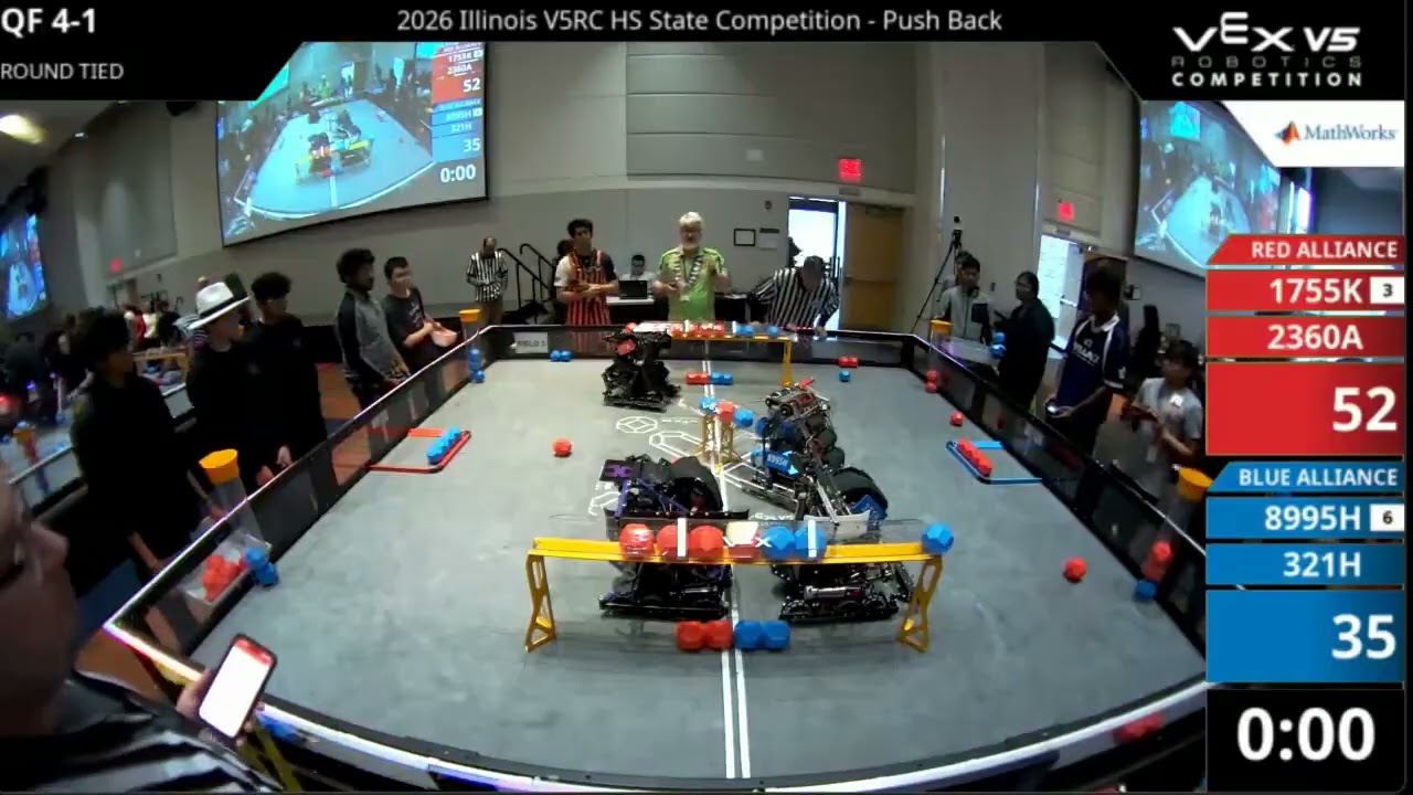 Illinois Regionals : Default Division - QF #4-1 - 1755K & 2360A vs 8995H & 321H - Auton + Driver