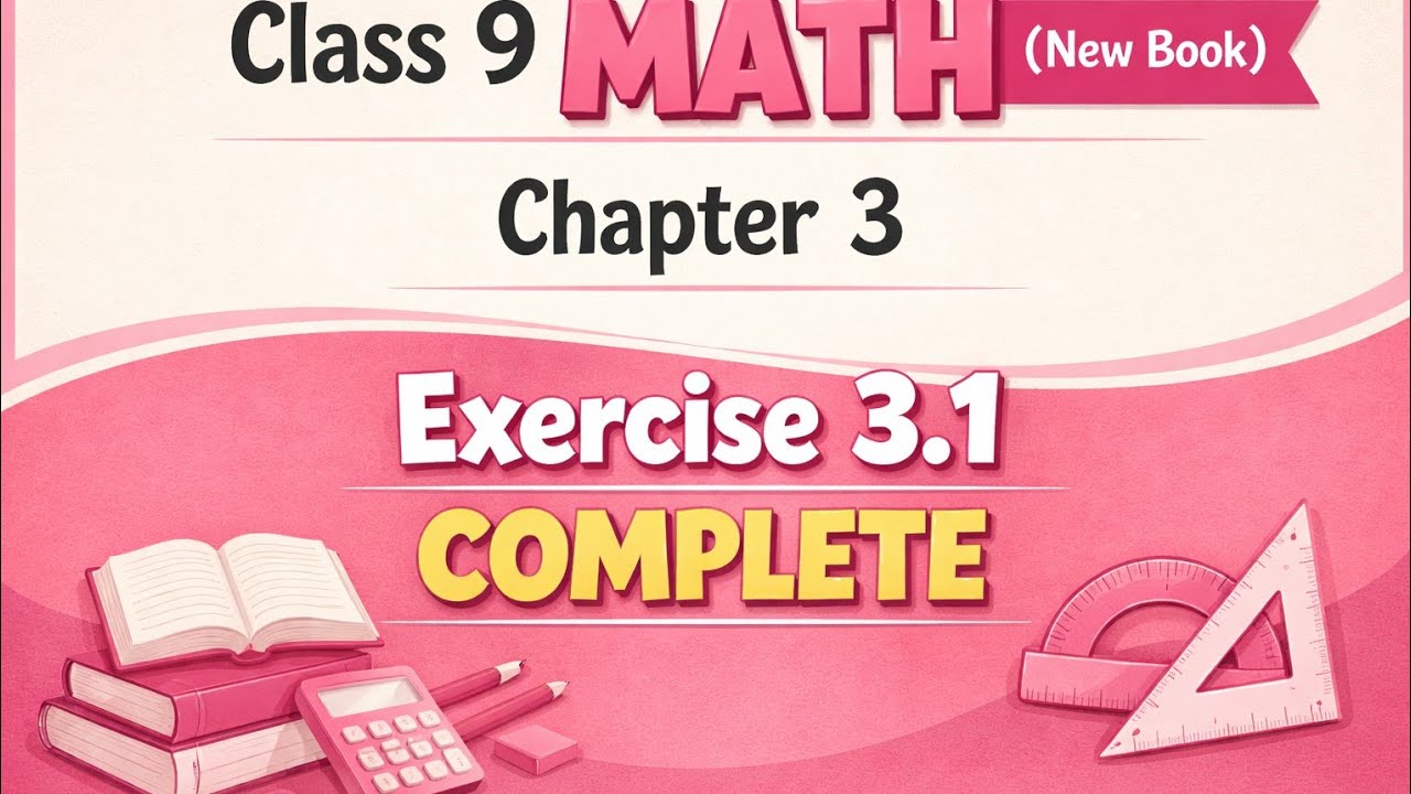 Class 9th math new book Exercise 3.1| 9 class math chapter 3.1| math 9 exercise 3.1