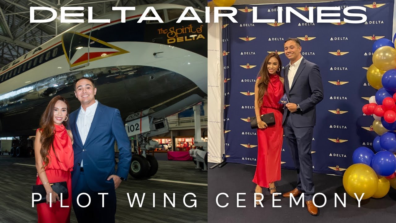 Delta Air Lines Pilot Wing Ceremony 2023 at the Delta Flight Museum in Atlanta, GA