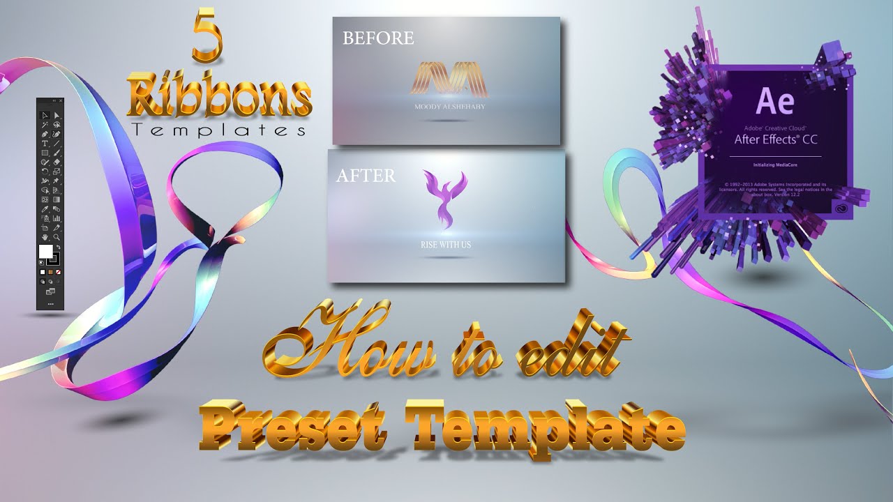 How to edit a preset After Effect template - Free After Effect & premiere pro templates.
