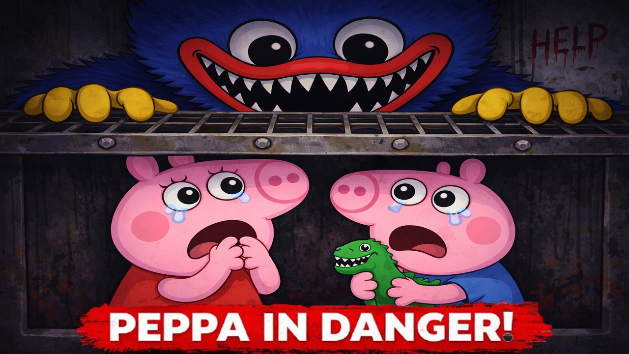 Family Pig Played Poppy Playtime