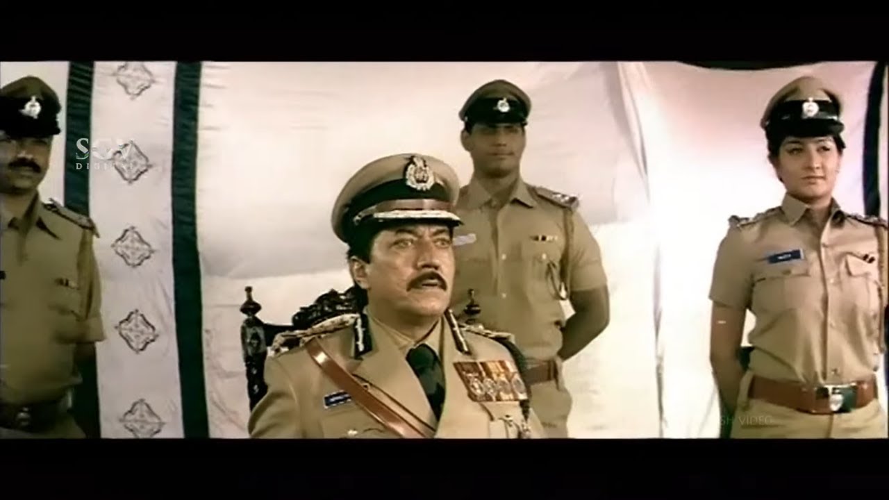 Sudeep Dynamic Reply To Commissioner | Devaraj | Best Scenes of Veera Madakari Kannada Movie