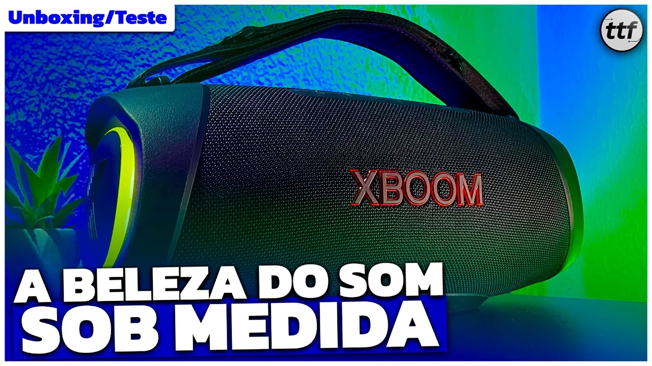MUITO MAIS que uma MINI XG9S - LG XBOOM GO XG8T - Unboxing/Teste