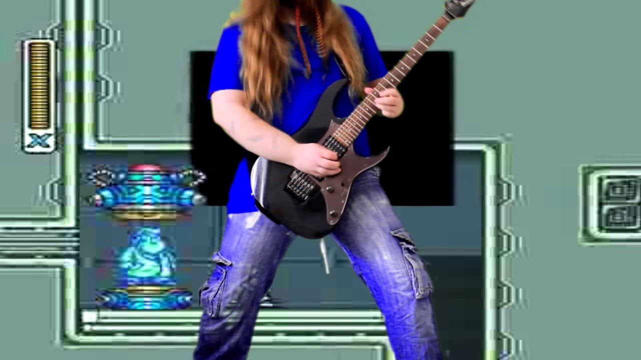 Megaman X - Flame Mammoth on guitar