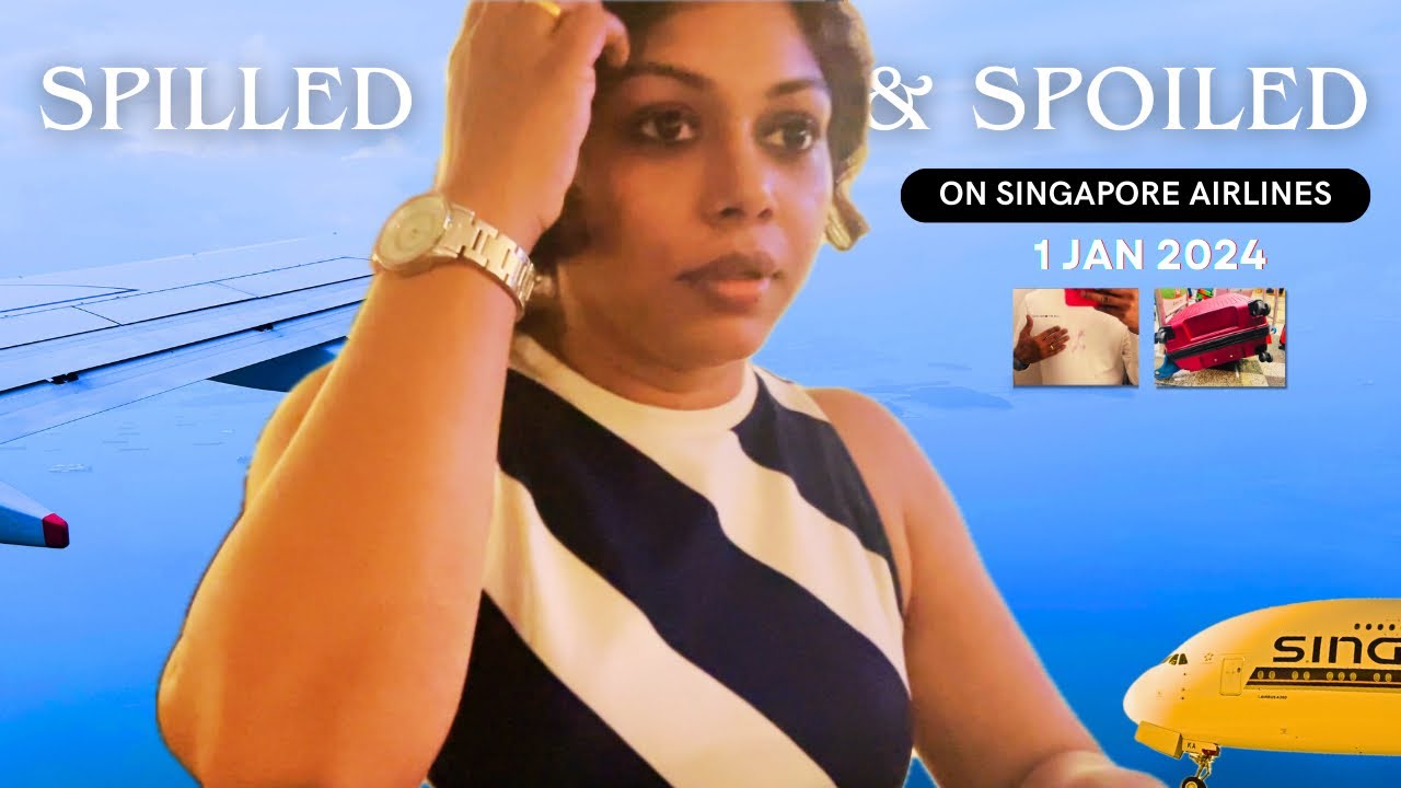 Spilled & Spoiled ✈️ New Year 2024 Singapore Airlines Flight | COK to SIN @singaporeair