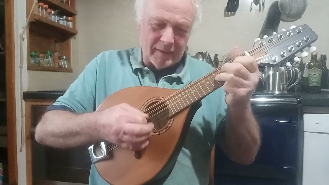 Dagger Gordon plays a 10 string mandolin by Paul Hathway