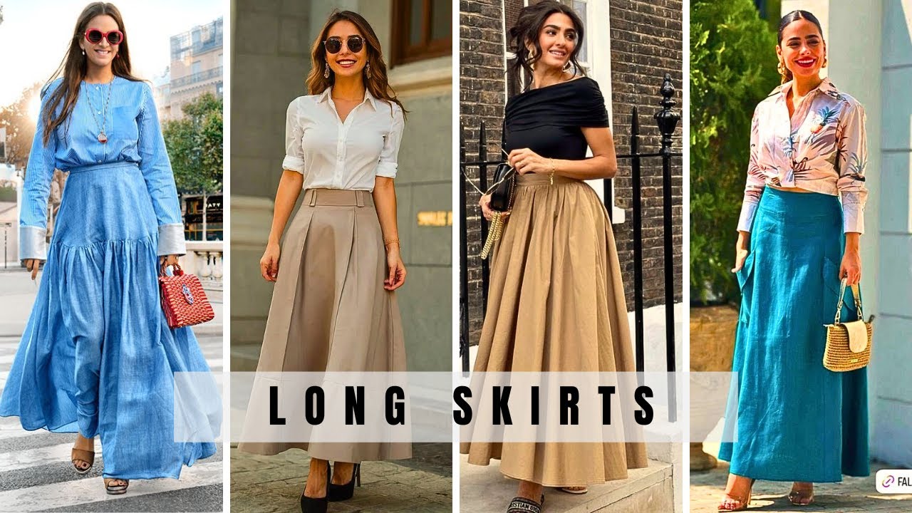 Long Skirt Outfits That Make Women Over 50,60 Look Effortlessly Stylish in Summer 2025