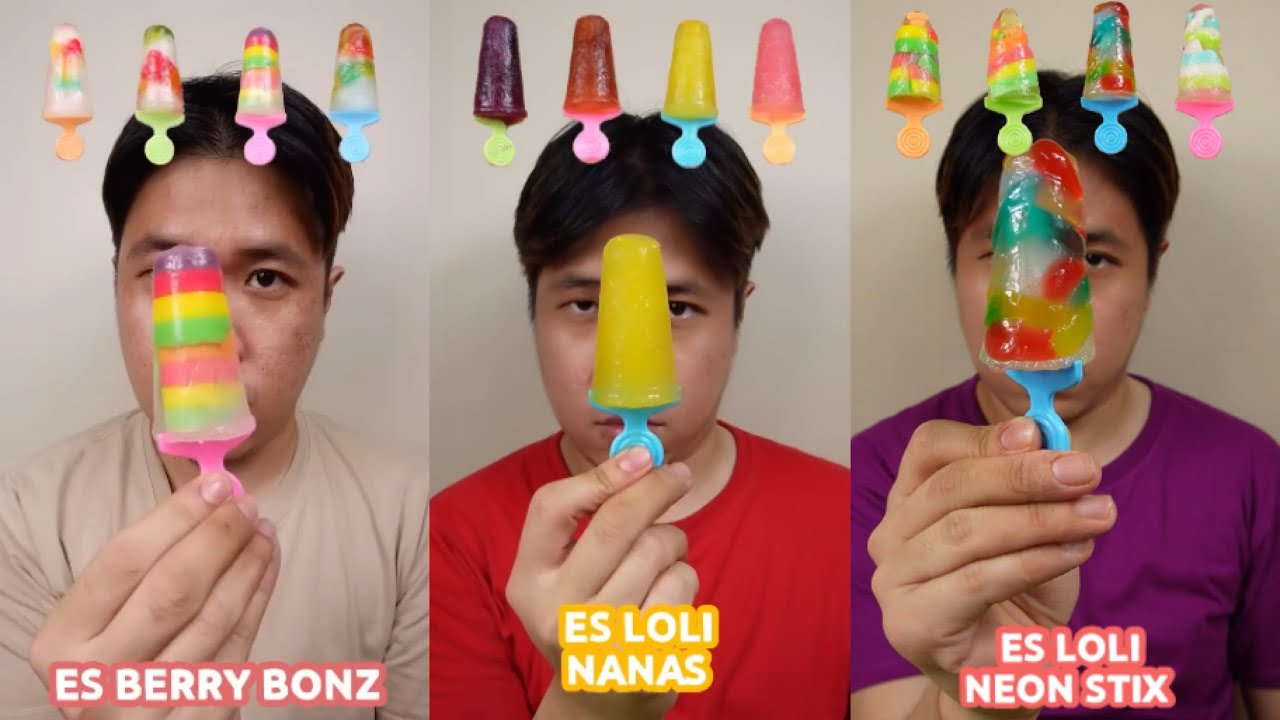 KOMPILASI MUKBANG BERBAGAI MACAM ES LOLLIPOP | ASMR ES LOLLIPOP | MUKBANG ES LOLLIPOP